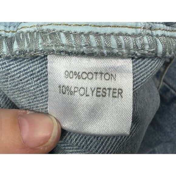 NWT Micas Women's Criss Cross Button Fly Wide Leg Denim Jeans - Size XXL (37x30) - Picture 5 of 5